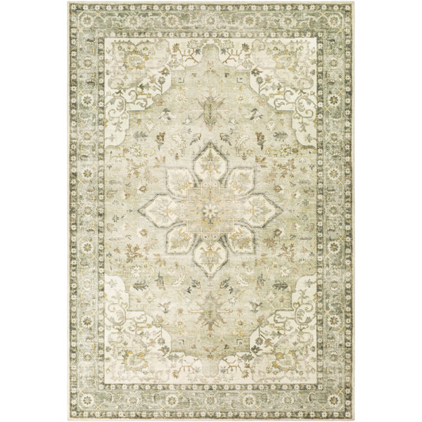 Laurel Foundry Modern Farmhouse Hinkson Oriental Machine Woven Area Rug